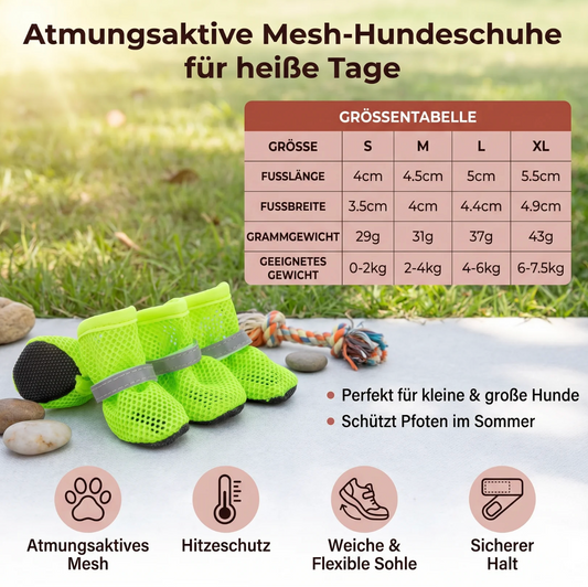 Pfotenschutz Hundeschuhe 4er-Set
