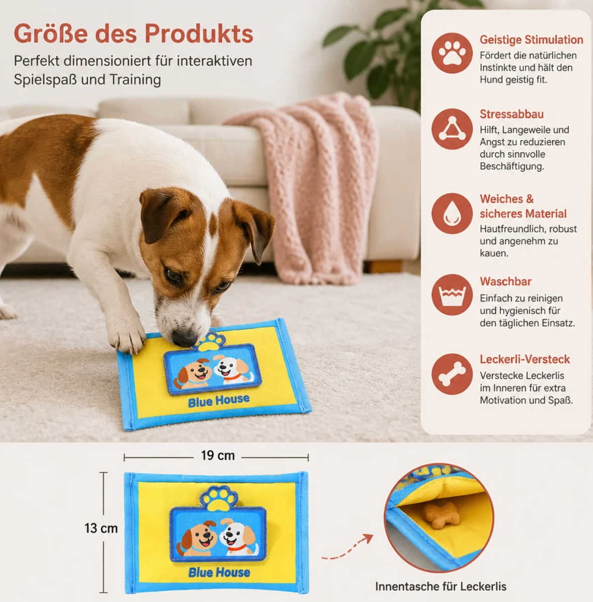 Schnüffel-Feuchttücher für Hunde