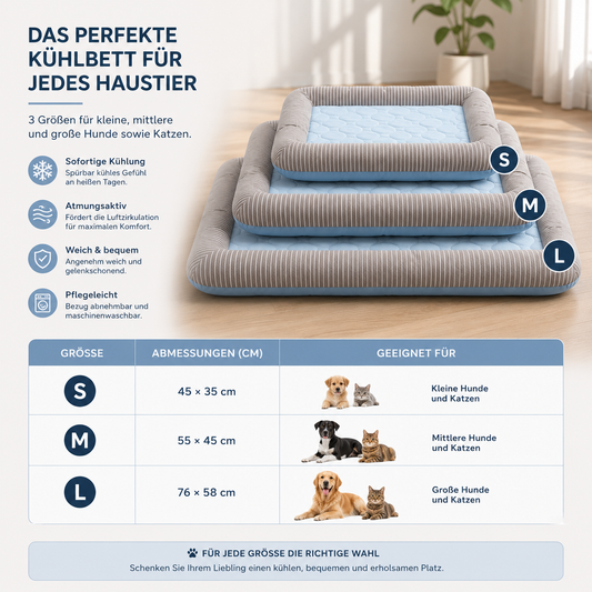 Kühlbett für Hunde & Katzen