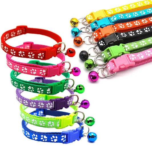 Verstellbares Halsband mit Glöckchen für Hunde & Katzen
