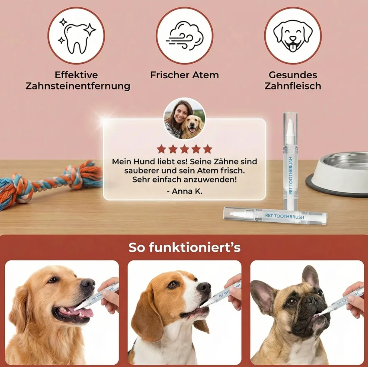 Mundpflege-Stift für Hunde & Katzen