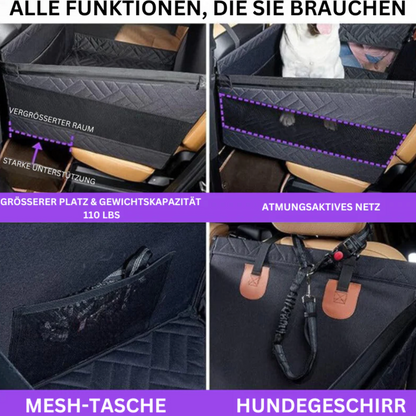 Wasserdichte Auto-Rücksitzmatte für Hunde & Katzen
