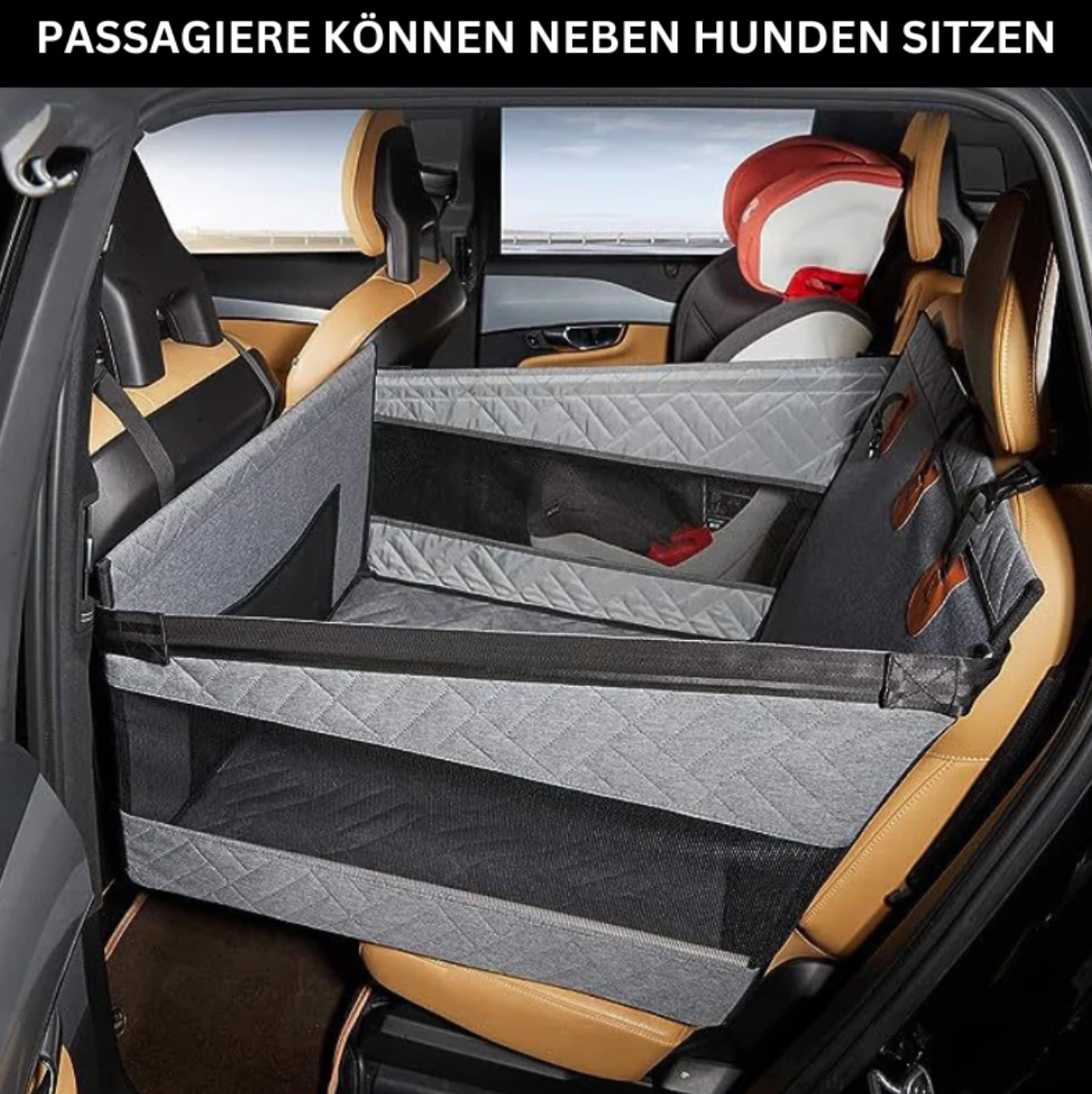 Wasserdichte Auto-Rücksitzmatte für Hunde & Katzen
