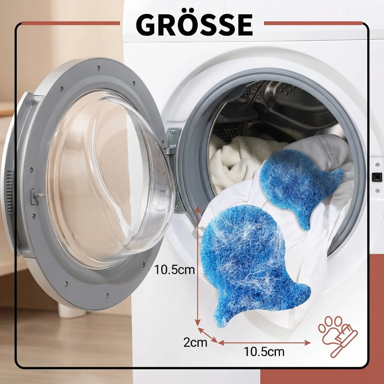 Tierhaar-Fänger für die Waschmaschine