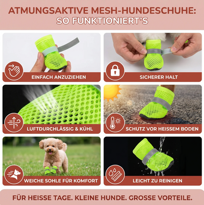 Pfotenschutz Hundeschuhe 4er-Set