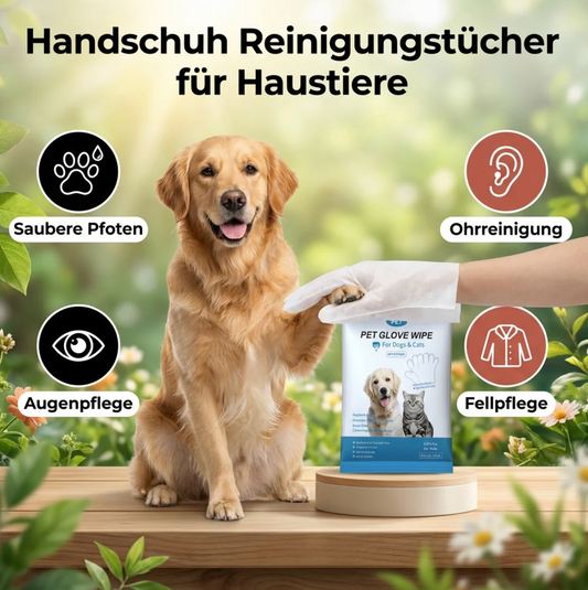 Pflegehandschuhe für Haustiere