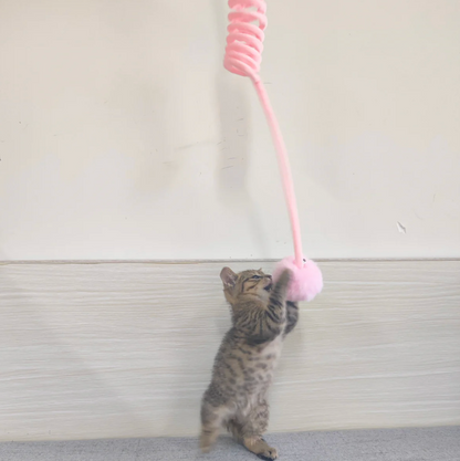 Interaktives Feder-Spielzeug für Katzen