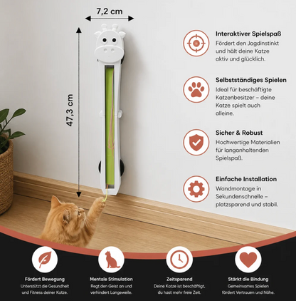 Interaktive Katzenangel mit Giraffen-Design