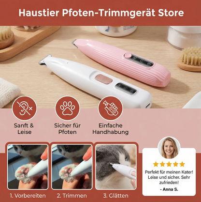 LED Pfotentrimmer für Katzen