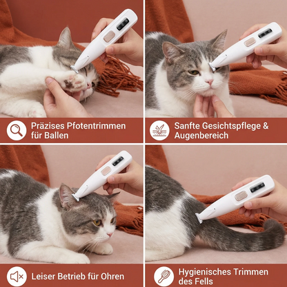 LED Pfotentrimmer für Katzen