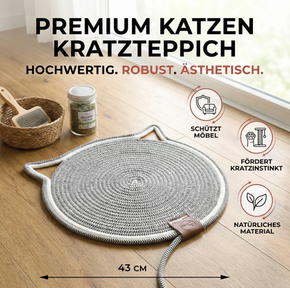 Katzen Kratzmatte mit Liegefläche