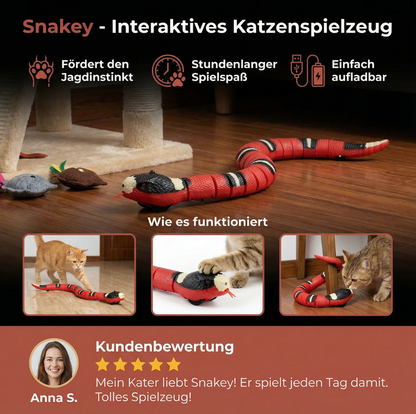 Interaktive Katzen-Spielschlange