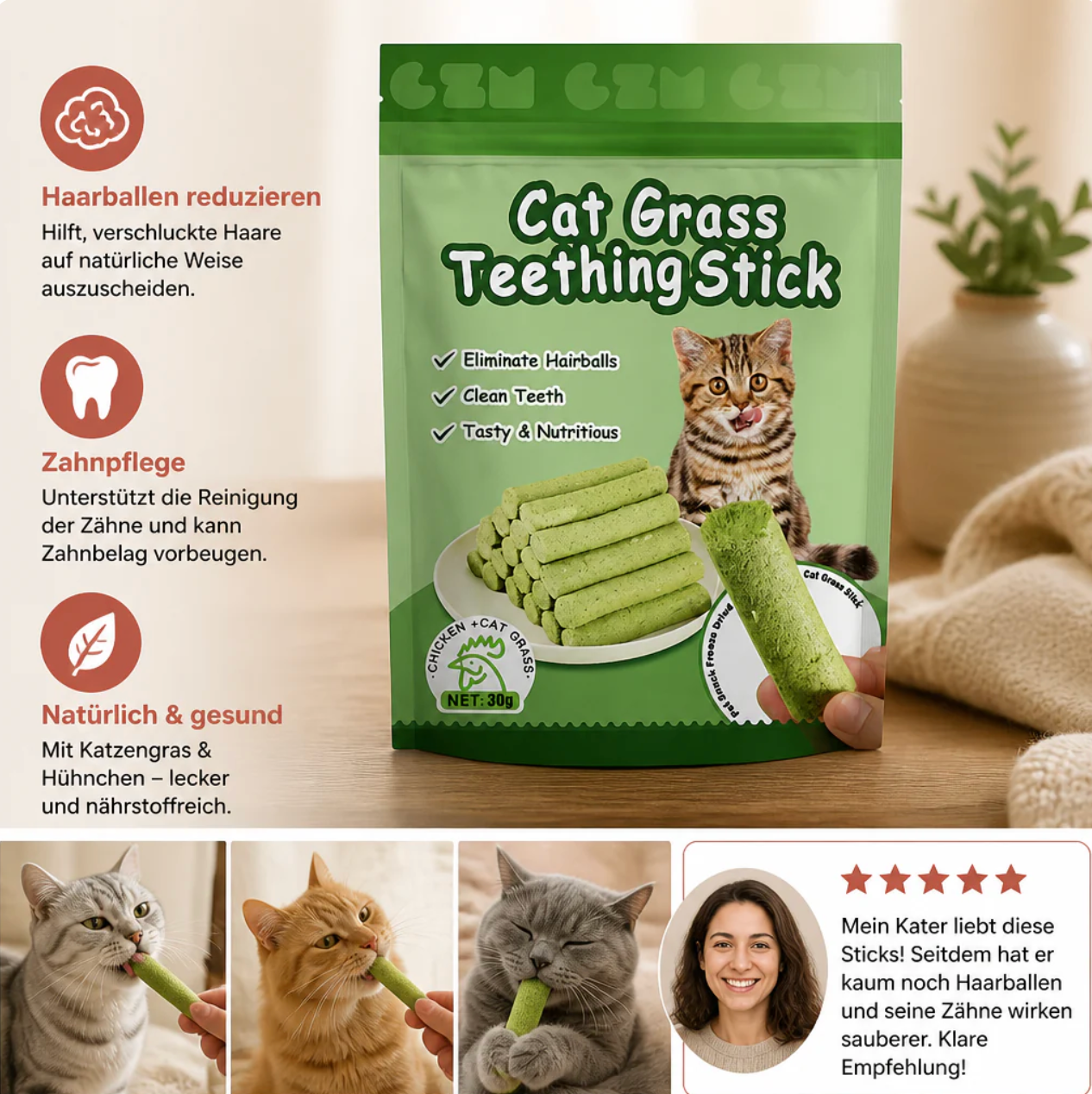 Katzengras Kausticks