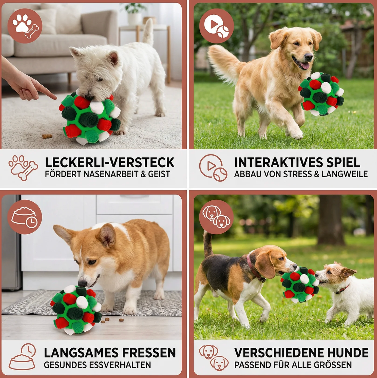 Schnüffelball für Hunde