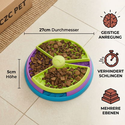 3-in-1 Intelligenz-Futterpuzzle für Hunde