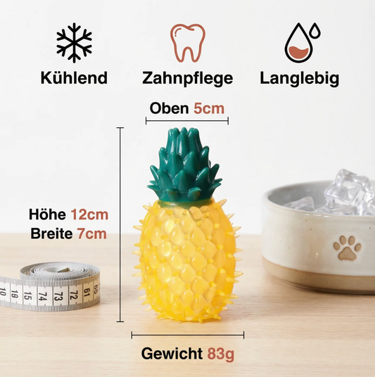 Quietschende Frucht für Hunde