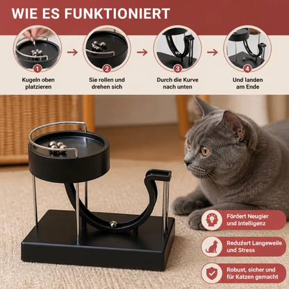 Interaktive Kugelbahn für Hunde & Katzen