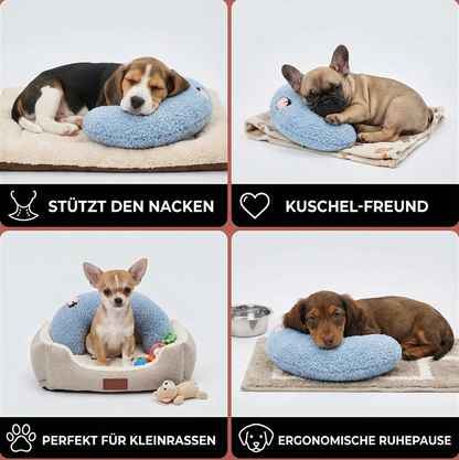 Mondförmiges Kuschelkissen für Hunde & Katzen