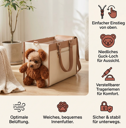 Teddy-Tragetasche für Hunde & Katzen