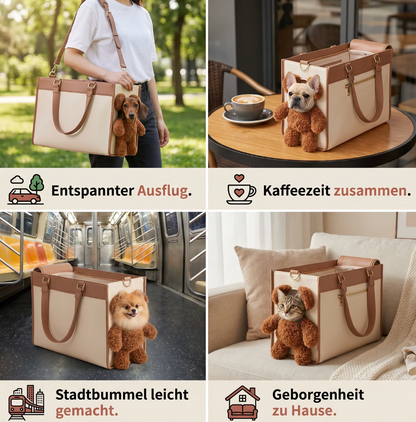 Teddy-Tragetasche für Hunde & Katzen