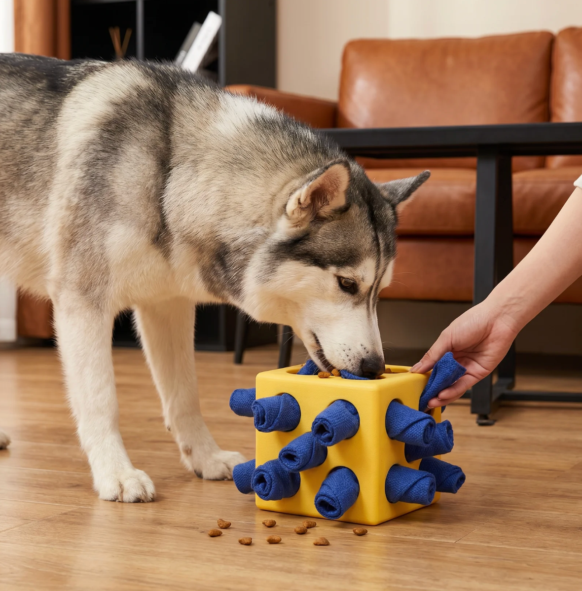 Intelligenzspielzeug mit Leckerli-Versteck
