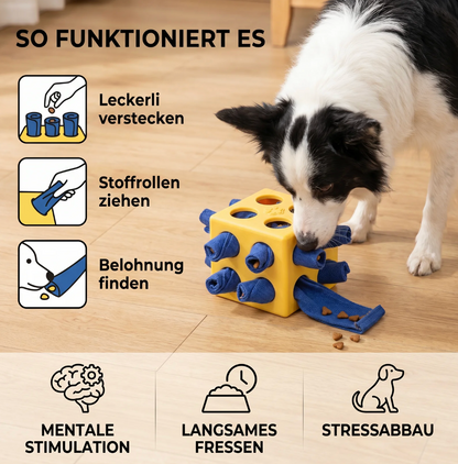 Intelligenzspielzeug mit Leckerli-Versteck