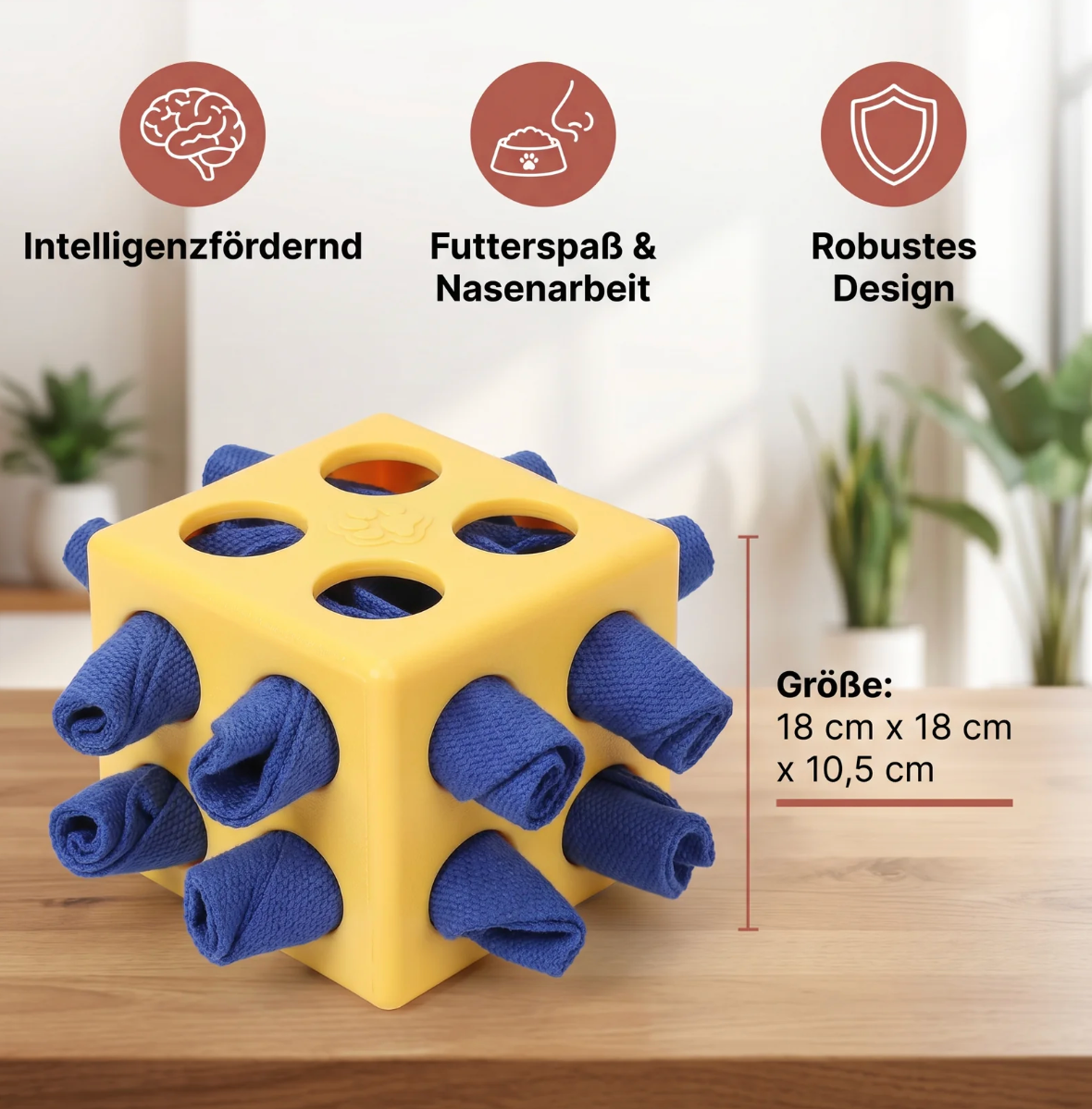 Intelligenzspielzeug mit Leckerli-Versteck