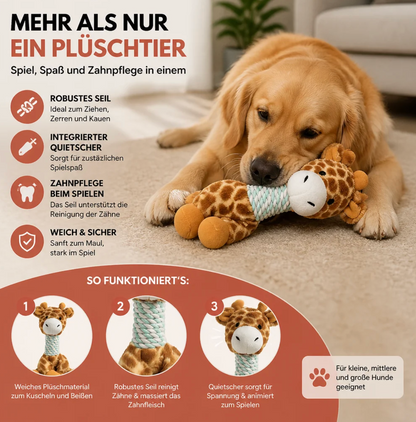 Plüsch-Kauspielzeug für Hunde