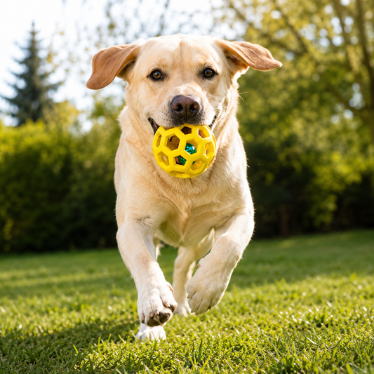 BellBounce Naturkautschuk Hundeball