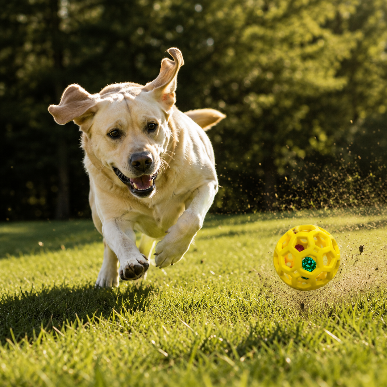BellBounce Naturkautschuk Hundeball