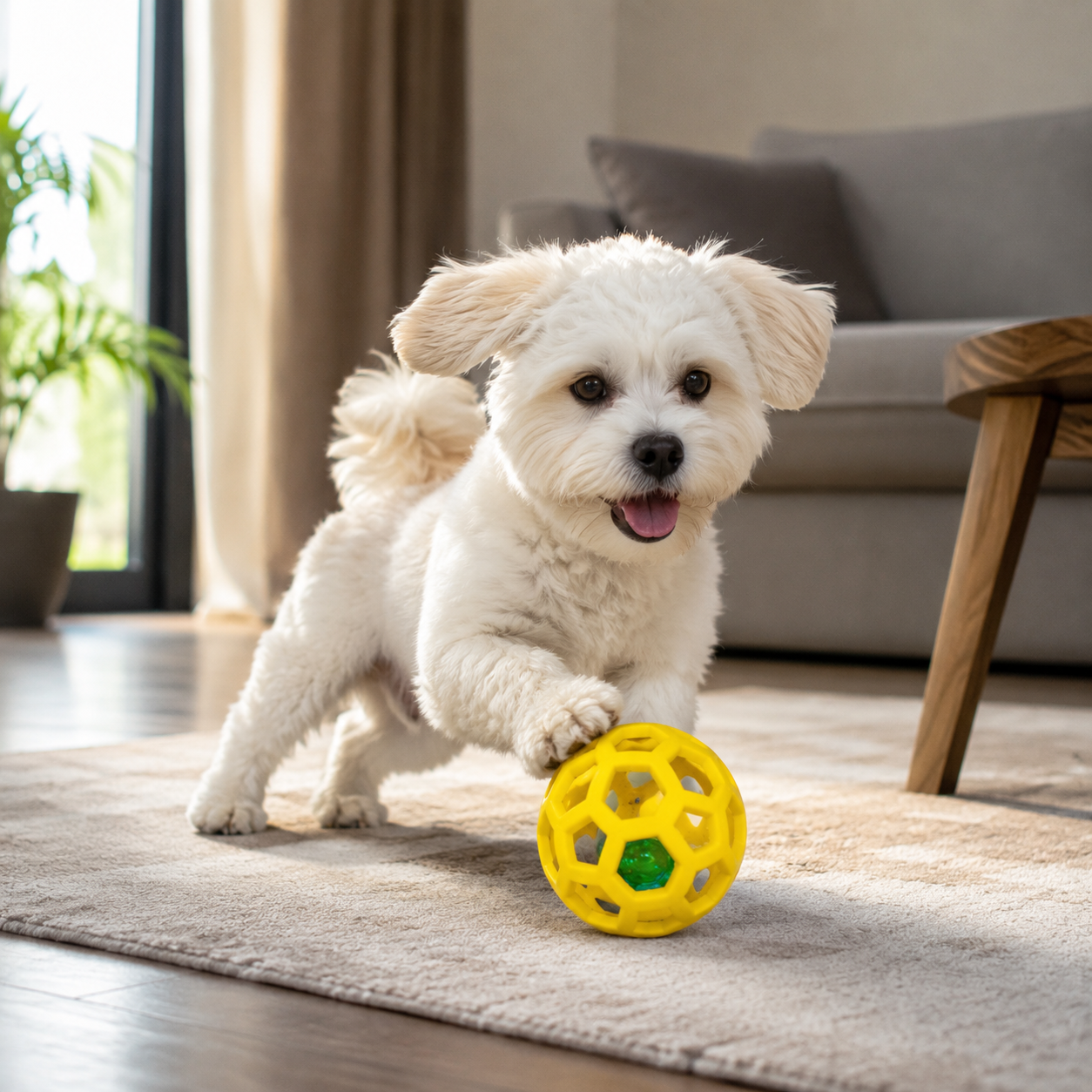 BellBounce Naturkautschuk Hundeball