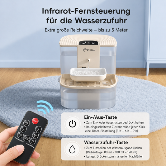 Kabelloser Trinkbrunnen für Hunde & Katzen