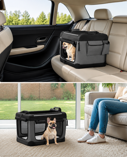 Faltbare Transportbox für Hunde & Katzen