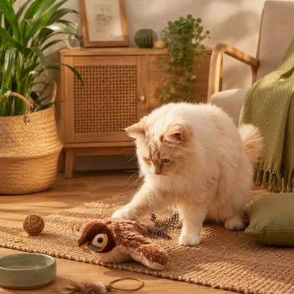 Interaktiver Flattervogel für Katzen