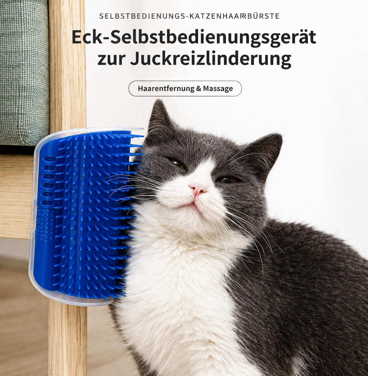 Katzen Kratz- & Massagebürste für Ecken