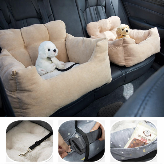 Hunde Autositz mit Sicherheitsgurt