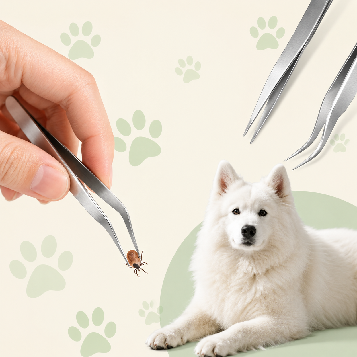Zeckenentferner Set für Hunde & Katzen