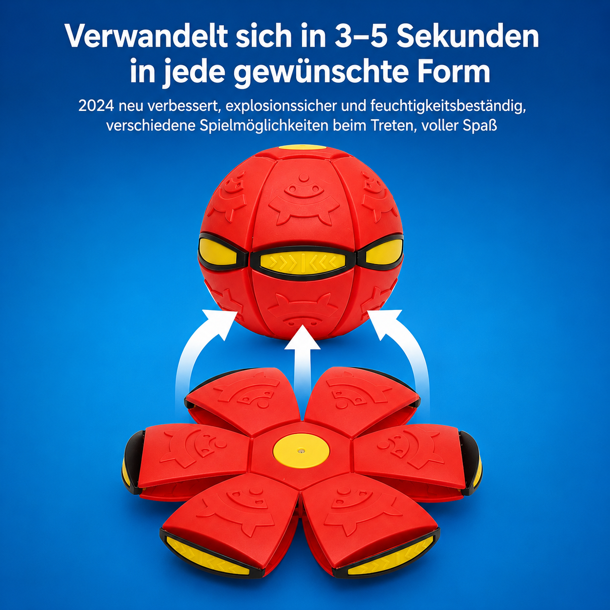 Springender UFO Hundeball