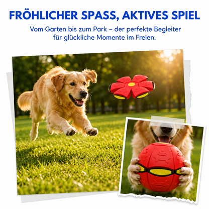 Springender UFO Hundeball