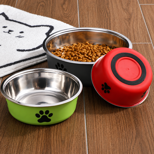 Edelstahl Futternapf für Hunde & Katzen