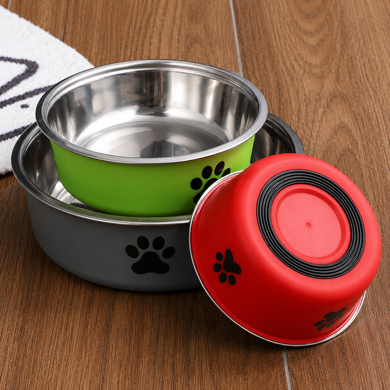 Edelstahl Futternapf für Hunde & Katzen