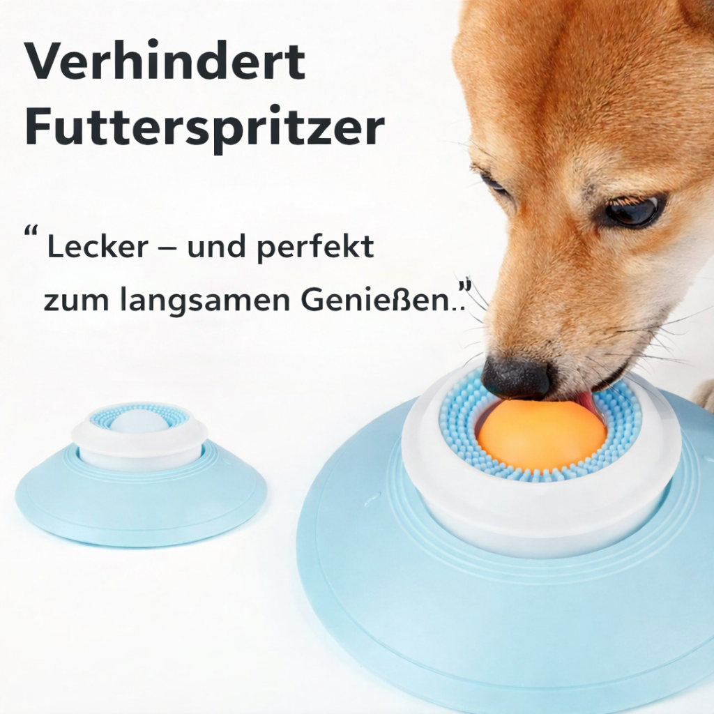 Schlecknapf mit Saugnapf