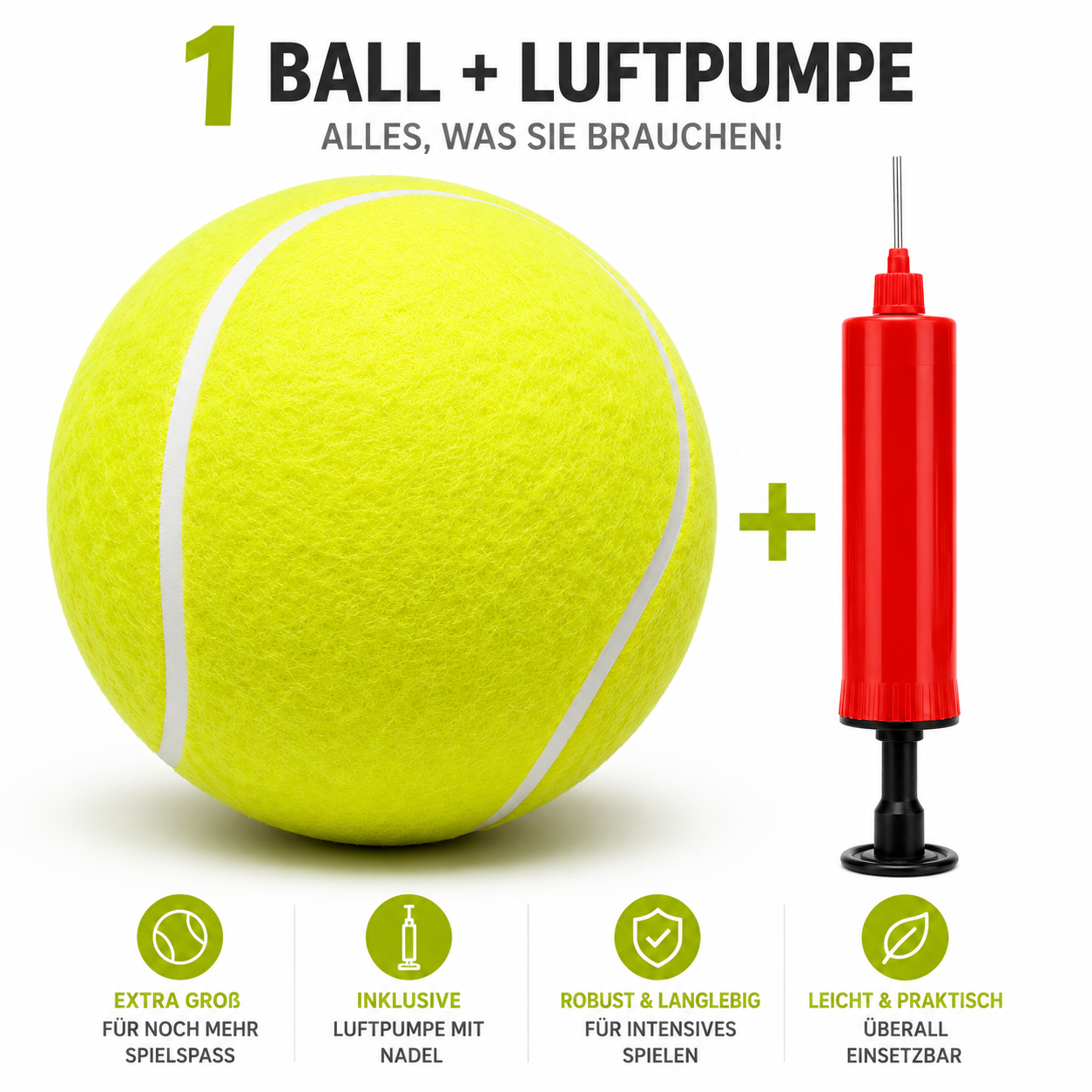 Riesen Tennisball für Hunde