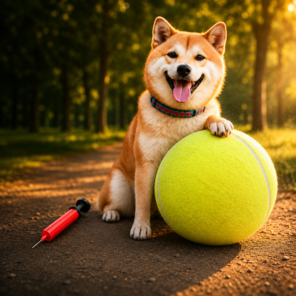 Riesen Tennisball für Hunde
