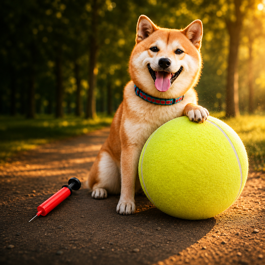 Riesen Tennisball für Hunde