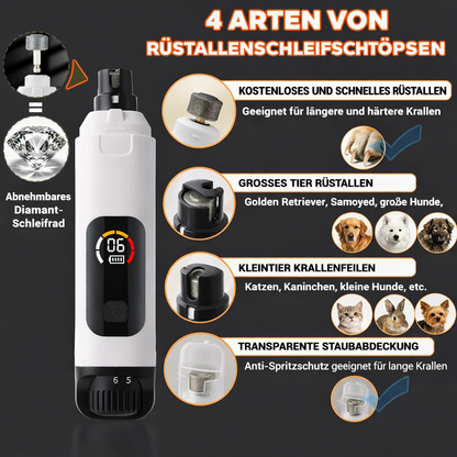 Elektrischer Krallenschleifer für Hunde & Katzen