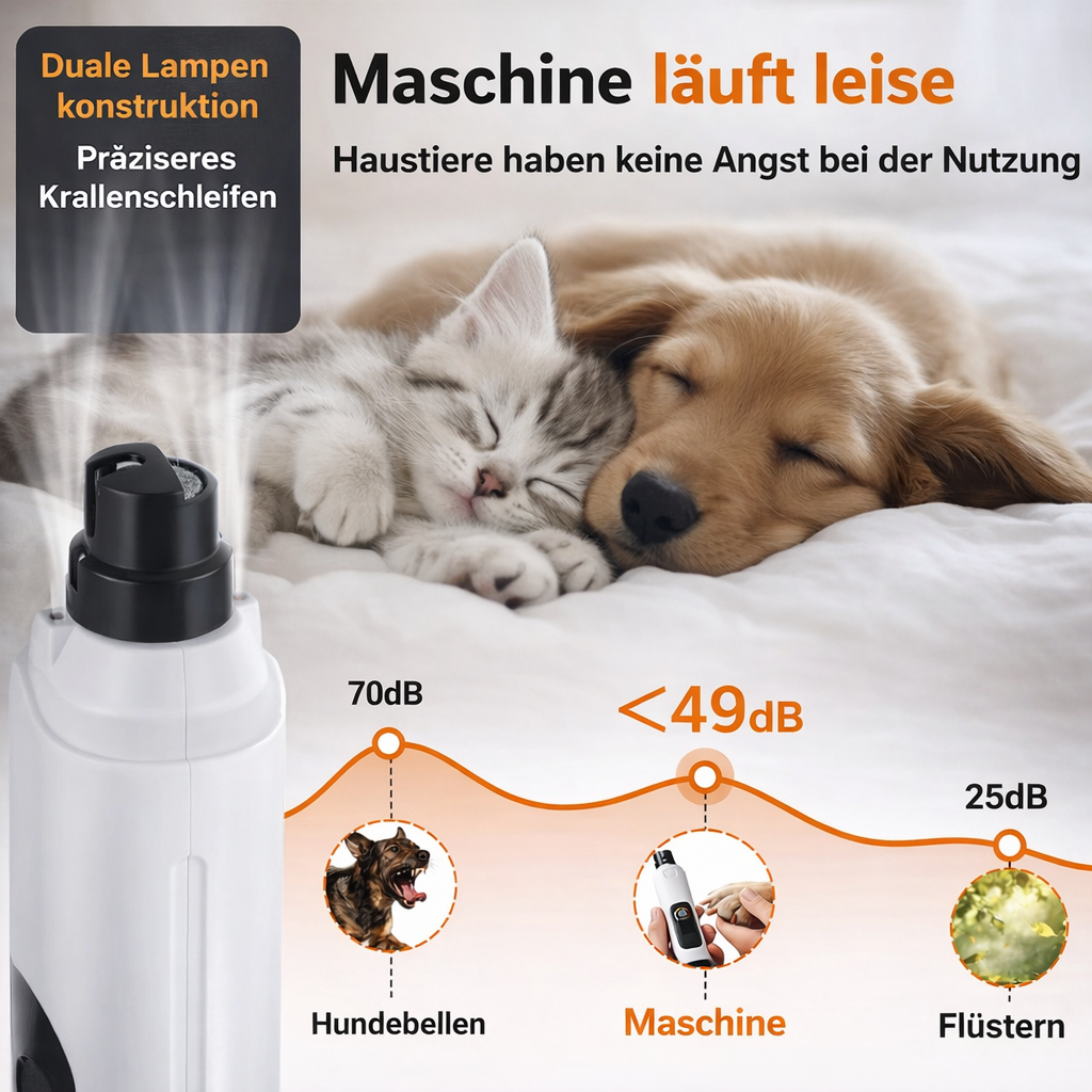 Elektrischer Krallenschleifer für Hunde & Katzen