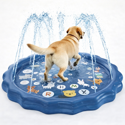Hundepool mit Sprinkler