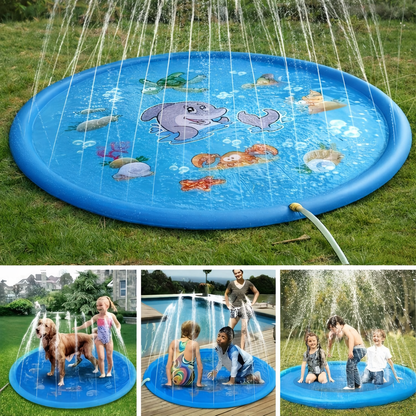 Hundepool mit Sprinkler