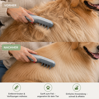 Elektrischer Entfilzungskamm für Hunde & Katzen